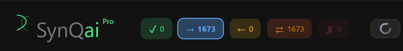 Screenshot 07: Mode bar with the four buttons → ← ⇄ 🗑 (active mode highlighted)
